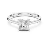 Princess Lab Grown Diamond Solitaire Engagement Ring