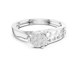 Round Lab Grown Diamond Split-Shank Engagement Ring
