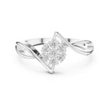 Round Lab Grown Diamond Split-Shank Engagement Ring