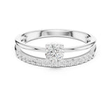 Round Lab Grown Diamond Split-Shank Engagement Ring