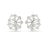 Round Hoop Lab Grown Diamond Earrings