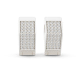 Round Huggie Lab Grown Diamond Earrings