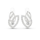 Round Huggie Lab Grown Diamond Earrings