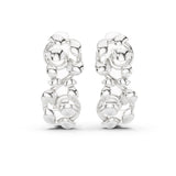 Round Huggie Lab Grown Diamond Earrings