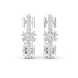 Round Huggie Lab Grown Diamond Earrings
