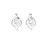 Round Stud Lab Grown Diamond Earrings