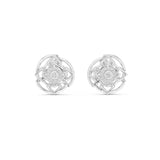 Round Stud Lab Grown Diamond Earrings