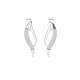 Round Climber Lab Grown Diamond Earrings