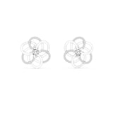 Round Stud Lab Grown Diamond Earrings