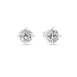 Round Stud Lab Grown Diamond Earrings