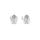 Pear Stud Lab Grown Diamond Earrings