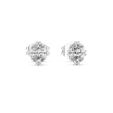Oval Stud Lab Grown Diamond Earrings