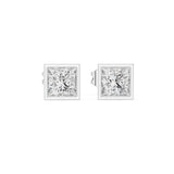 Princess Stud Lab Grown Diamond Earrings
