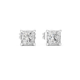 Princess Stud Lab Grown Diamond Earrings