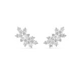 Marquise Climber Lab Grown Diamond Earrings