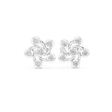 Round Cluster Lab Grown Diamond Earrings