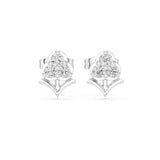 Round Stud Lab Grown Diamond Earrings