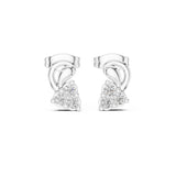 Round Stud Lab Grown Diamond Earrings