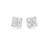 Round Stud Lab Grown Diamond Earrings