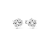 Round Cluster Lab Grown Diamond Earrings