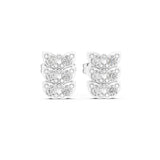 Round Stud Lab Grown Diamond Earrings