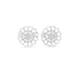 Round Stud Lab Grown Diamond Earrings