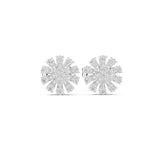 Round Cluster Lab Grown Diamond Earrings