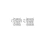 Round Stud Lab Grown Diamond Earrings