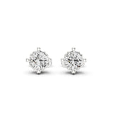 Cushion  Stud Lab Grown Diamond Earrings