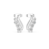 Round Climber Lab Grown Diamond Earrings