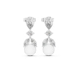 Mixed Dangle Lab Grown Diamond Earrings