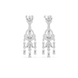 Pear Chandelier Lab Grown Diamond Earrings