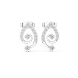 Round Stud Lab Grown Diamond Earrings