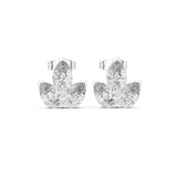 Pear Cluster Lab Grown Diamond Earrings
