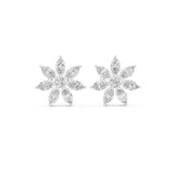 Marquise Stud Lab Grown Diamond Earrings