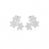 Round Stud Lab Grown Diamond Earrings