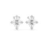 Oval  Stud Lab Grown Diamond Earrings