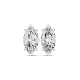 Marquise Stud Lab Grown Diamond Earrings