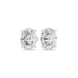 Oval Stud Lab Grown Diamond Earrings
