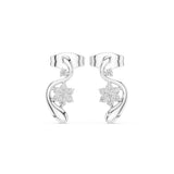 Round Climber Lab Grown Diamond Earrings
