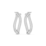 Round Huggie Lab Grown Diamond Earrings