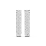 Round Huggie Lab Grown Diamond Earrings