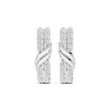 Round Huggie Lab Grown Diamond Earrings