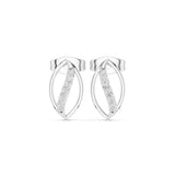 Round Stud Lab Grown Diamond Earrings