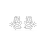 Round Dangle Lab Grown Diamond Earrings