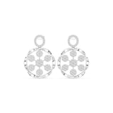 Round Dangle Lab Grown Diamond Earrings