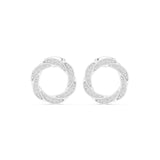 Round Stud Lab Grown Diamond Earrings