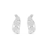 Round Huggie Lab Grown Diamond Earrings