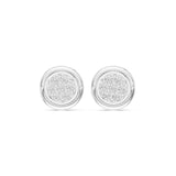 Round Stud Lab Grown Diamond Earrings