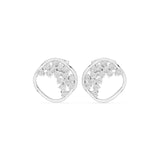 Round Stud Lab Grown Diamond Earrings